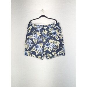 Lands'‎ End Men's Hawaiian Tropical Floral Shorts 38